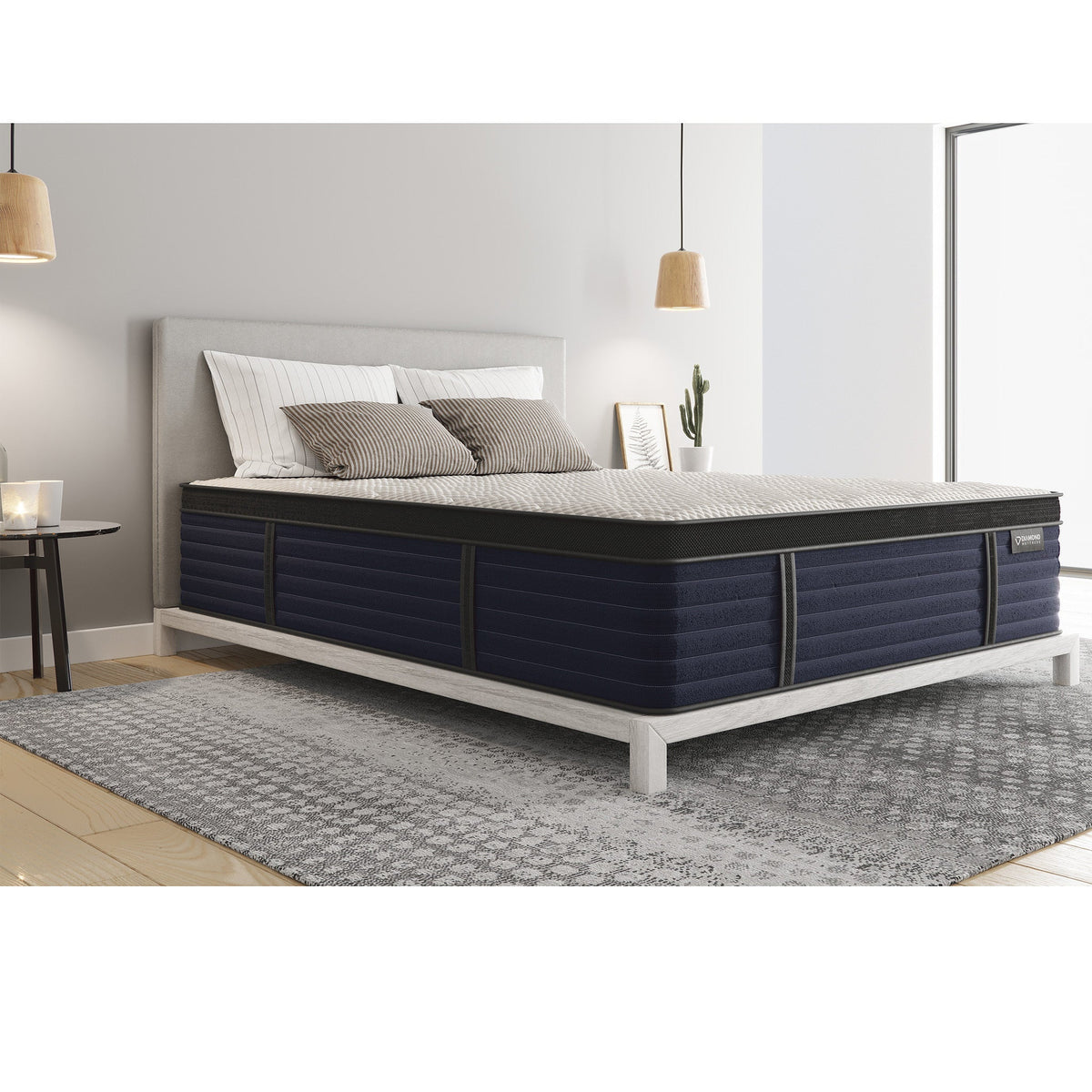 Diamond Hughes Cool Responsive Latex Hybrid Mattress California King