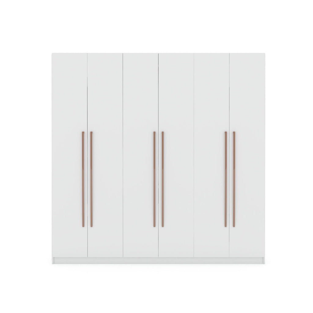 Gramercy - Free Standing Wardrobe Closet With Drawers And Shelves