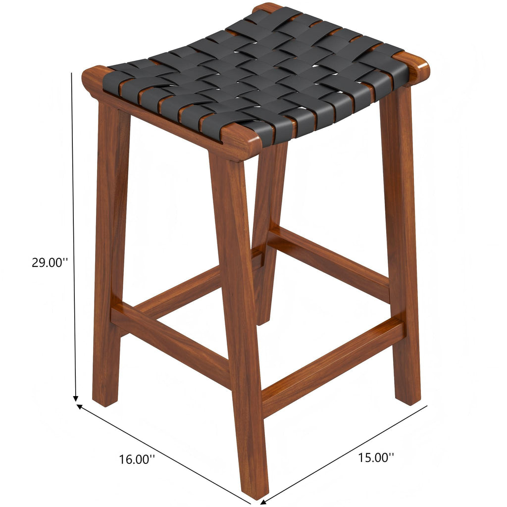 James - Modern Genuine Bar Stool