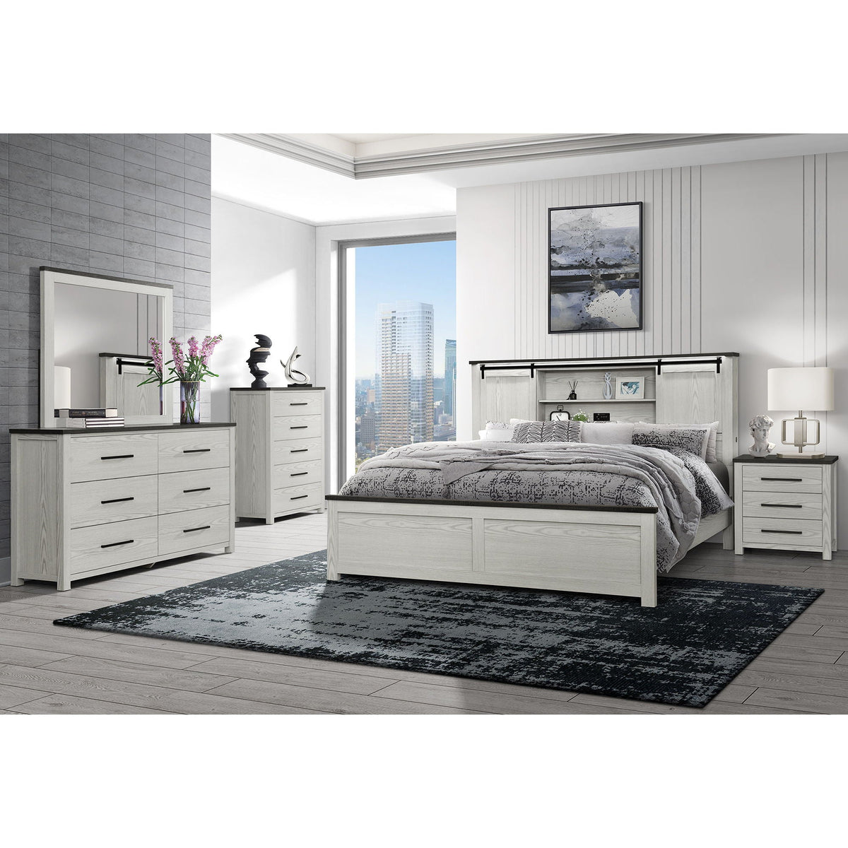Avery - Dresser, Spacious Drawers, Block Feet - Beige