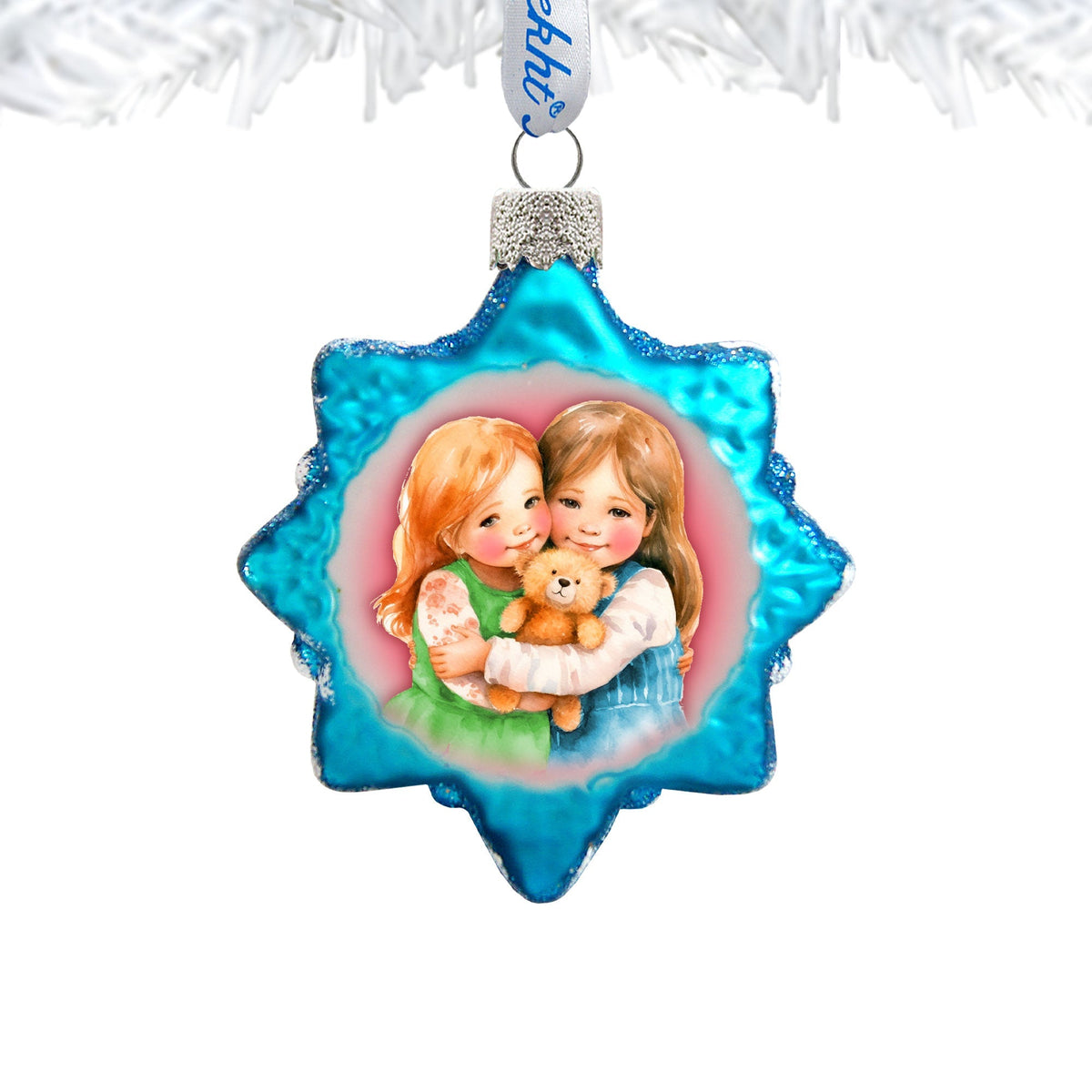 Sister's Love Mercury Glass Ornaments by G. Debrekht - Christmas Decor - 776010