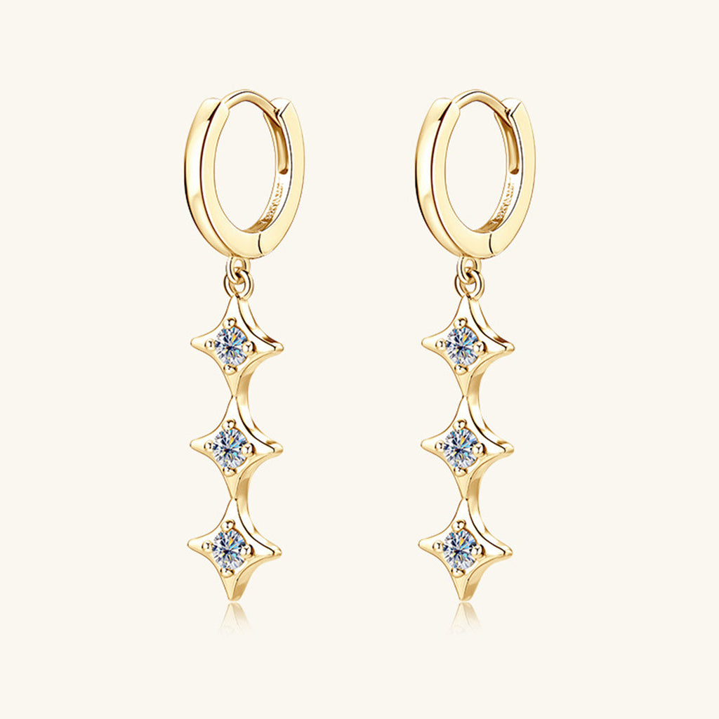 Sparkala™ Pure Sterling Silver Geometric Shape Earrings