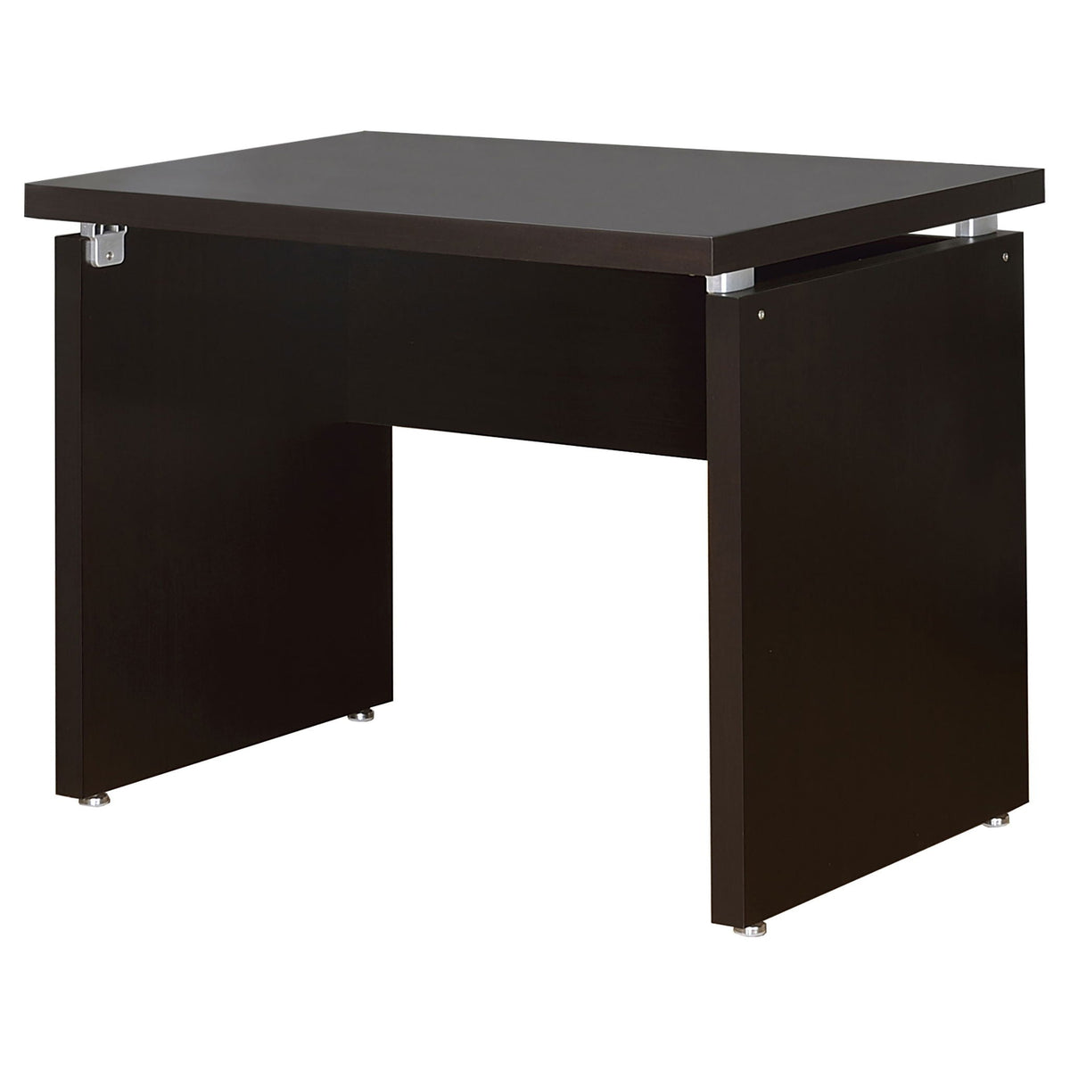 Ulloa - L Shaped Office Desk With Slide Out Keyboard Tray And Storage Drawers - Cappuccino