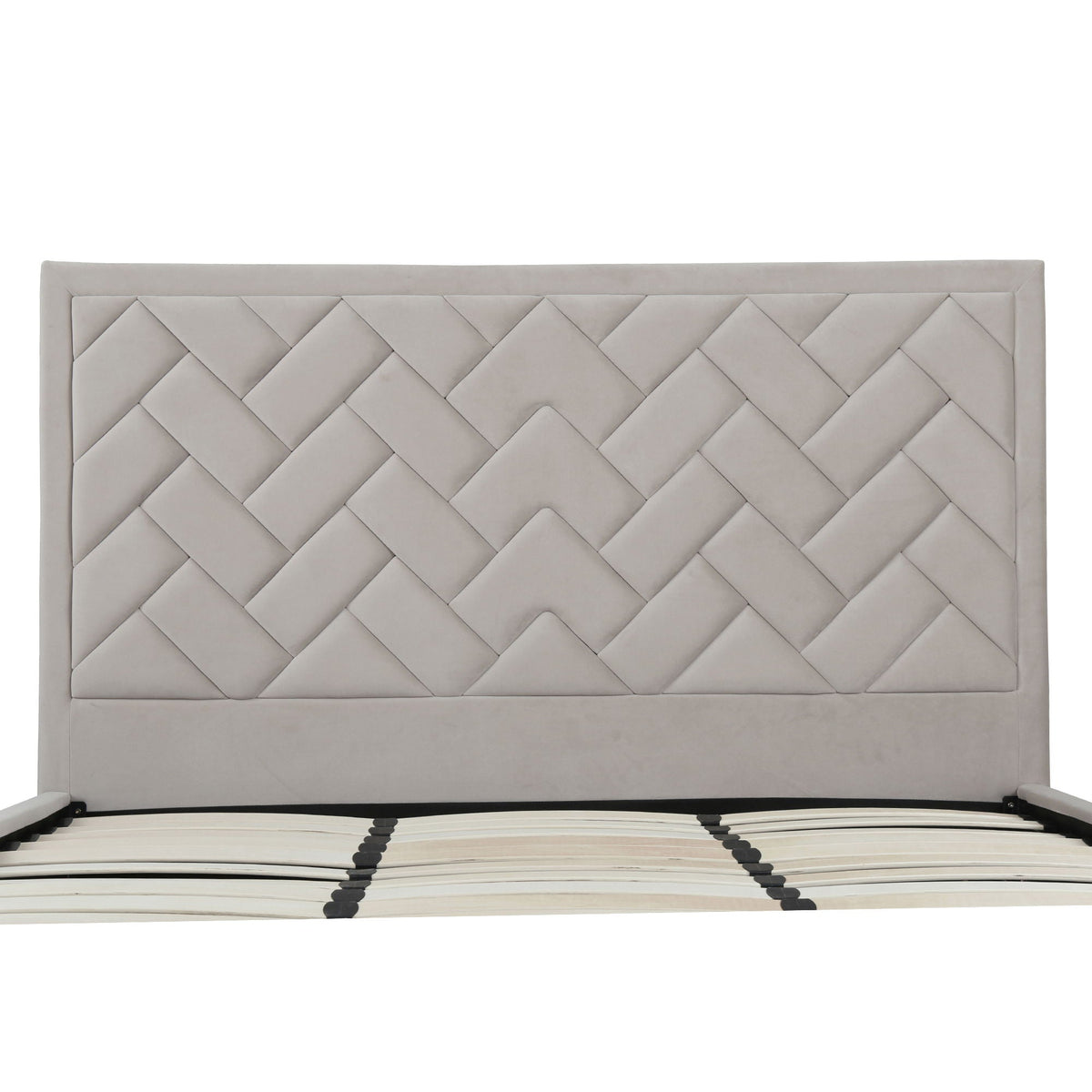 Crosby - Bed With Upholstered Headboard And Slats