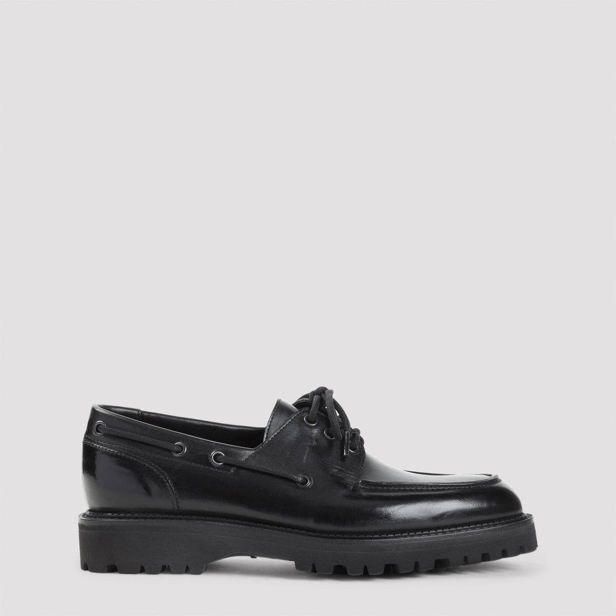 JOHN LOBB Leather Derbies for Men - Round Toe Design