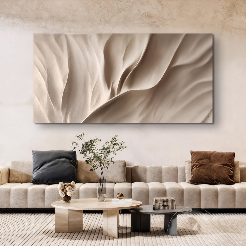 Soft Waves of Elegance Wall Art
