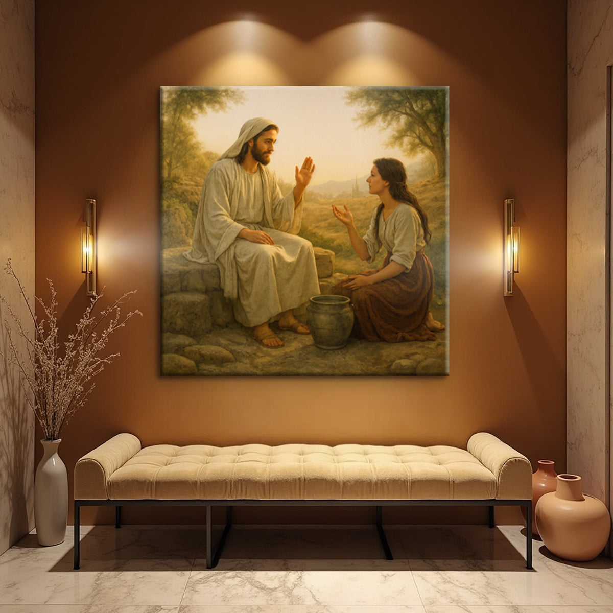 Samaritan at the Well Faith Wall Art II