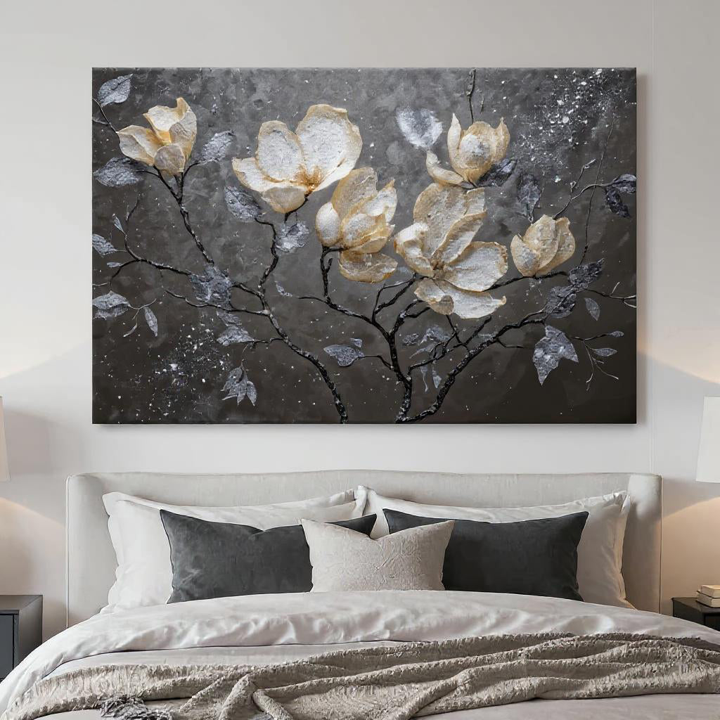 Midnight Magnolias Wall Art