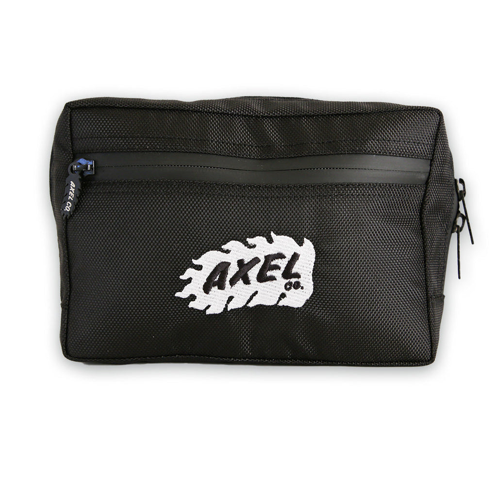 Black Canvas Motorcycle Bar Bag