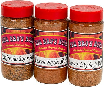 BBQ Bros Rubs "California Style" -Retail Size 4oz.