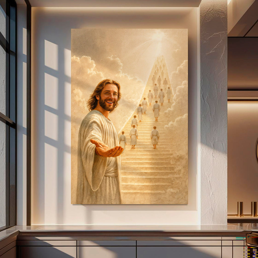 Stairway To Heaven Faith Wall Art