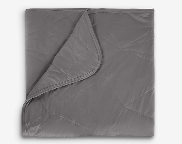 BedGear Cooling Blanket, Grey - Queen