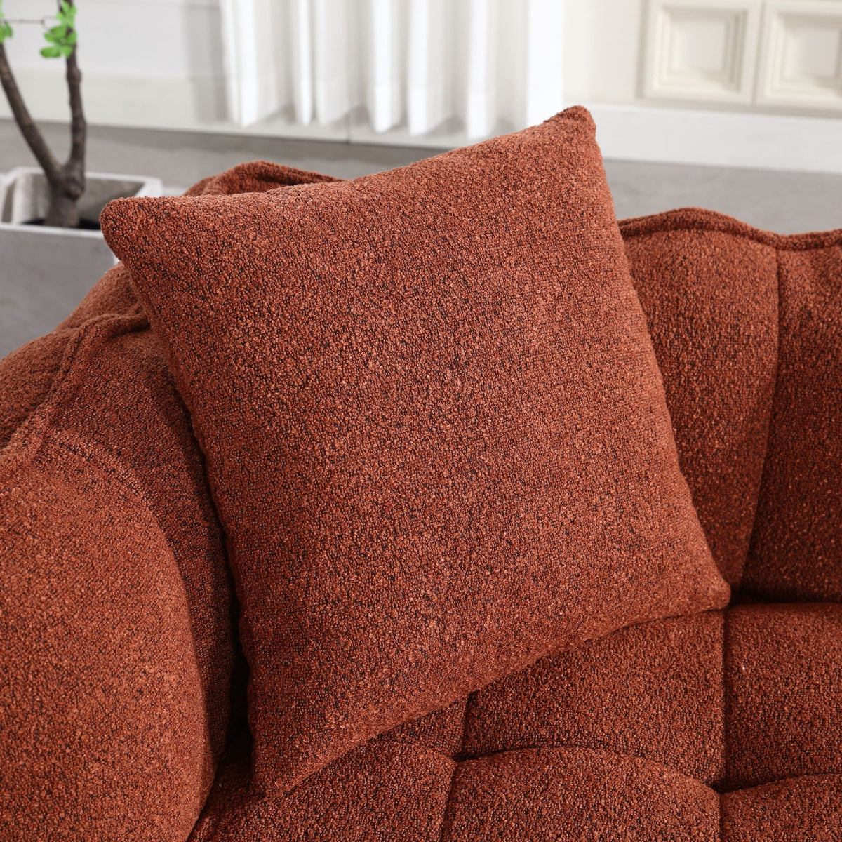 Cozy Beanbag Chair With High Resilience Foam Core For 2