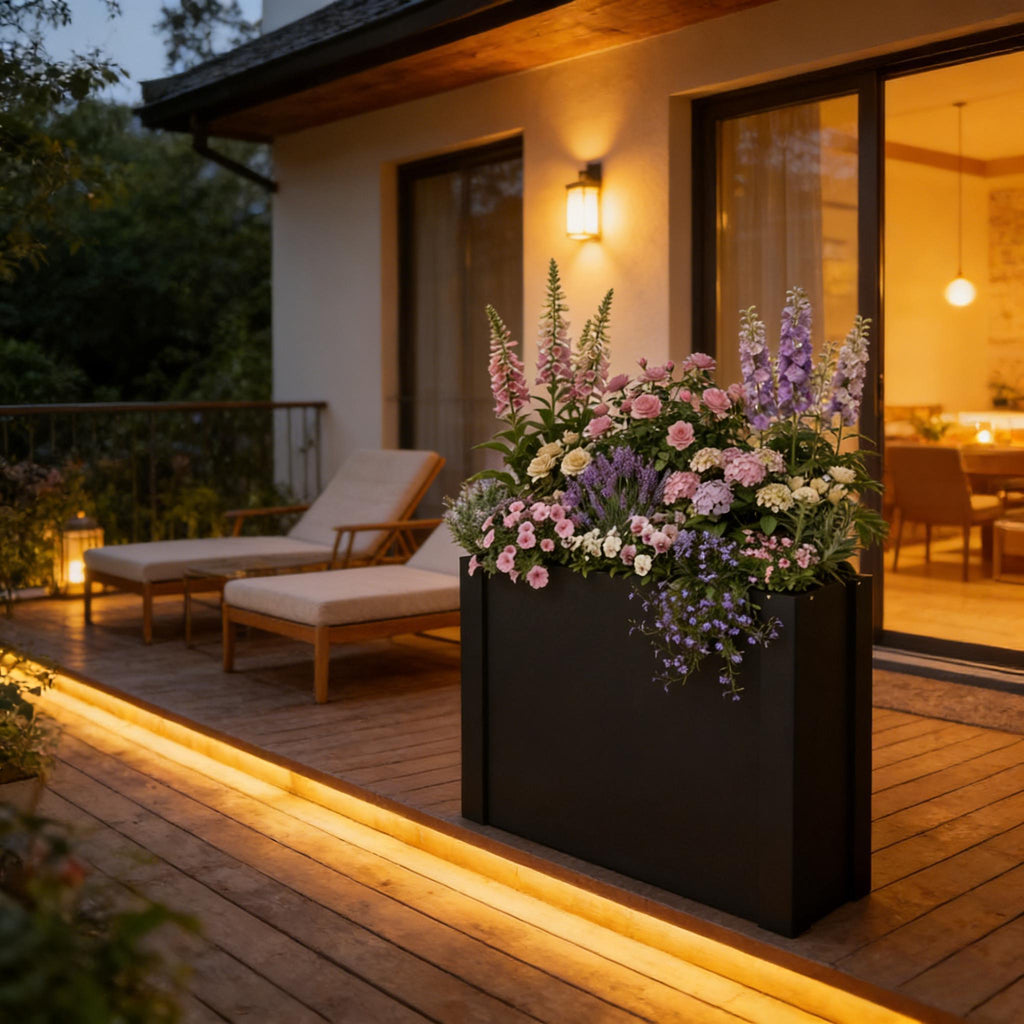 Patio Planter Box, Raised Garden Bed