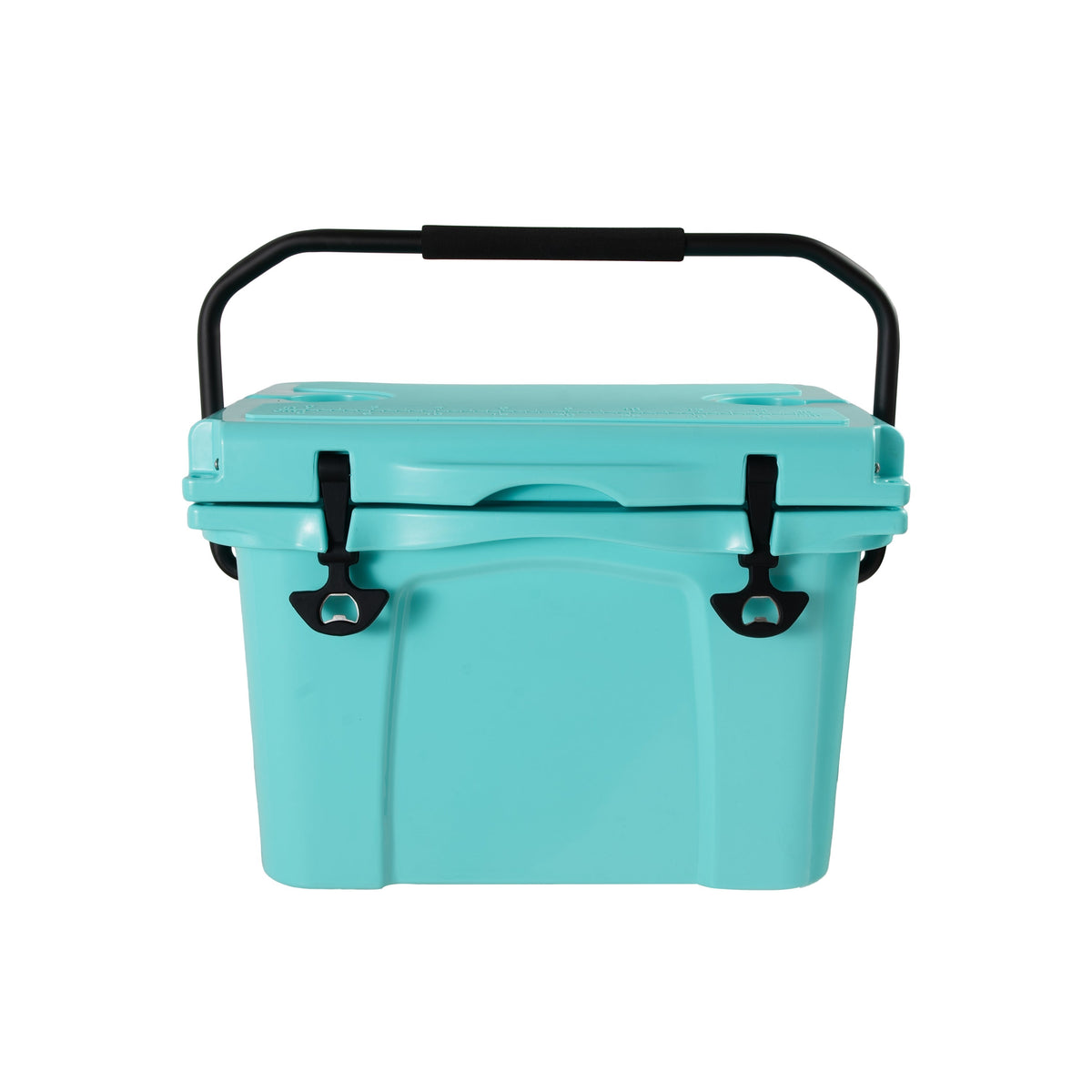 25QT Portable Cooler, Insulated Hard Cooler with Bottle Opener and Cup Holder