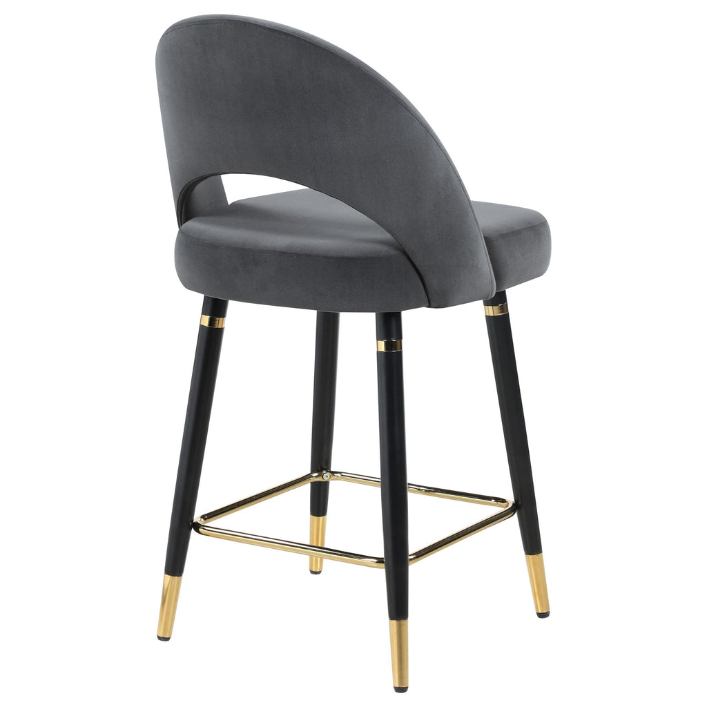 Open Back Counter Height Stools (Set of 2)