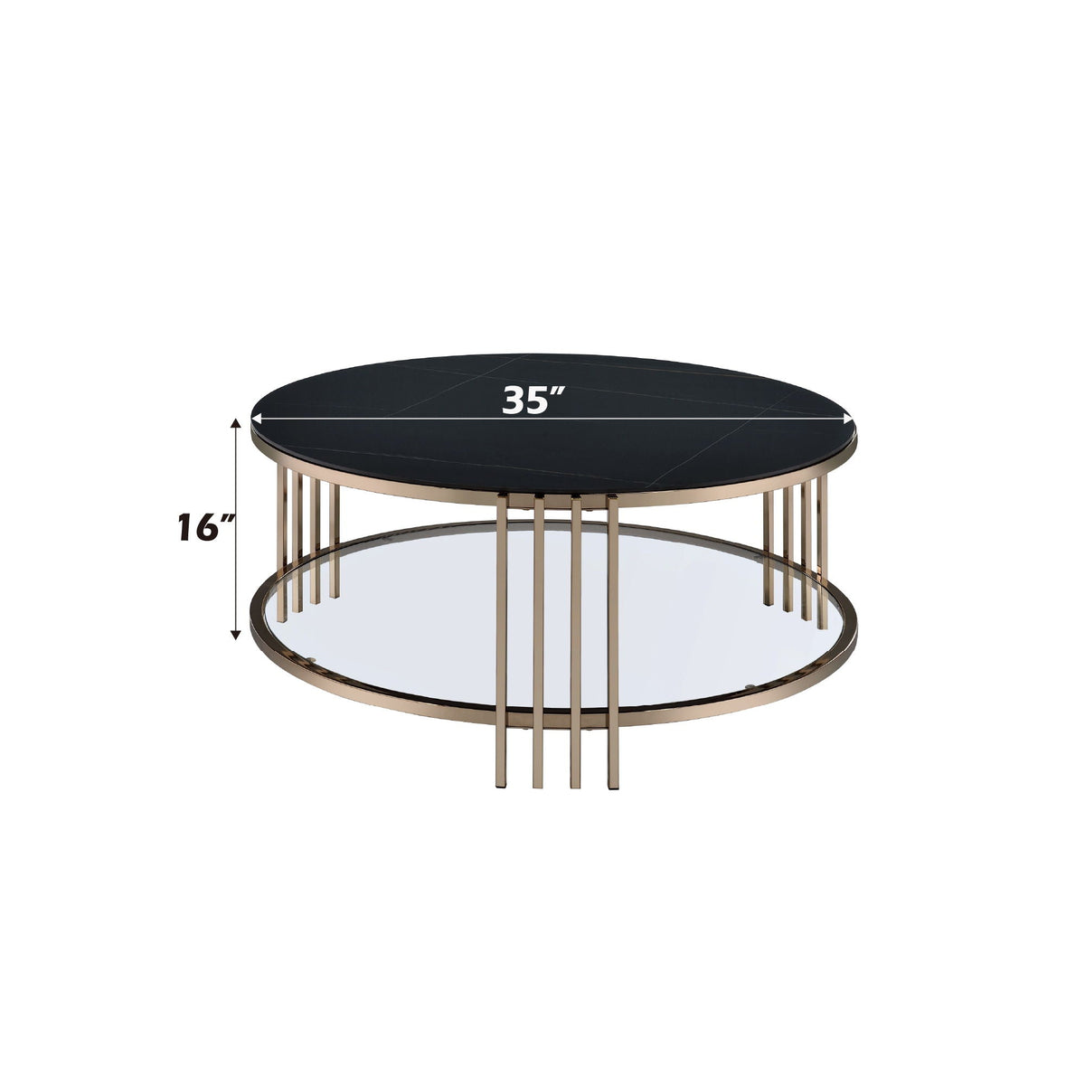 Abisha - Sintered Stone Top Round Tables