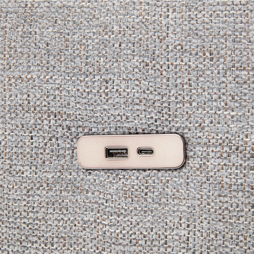 Sectional Sofa Modular U-Shaped With Ottoman & USB Ports