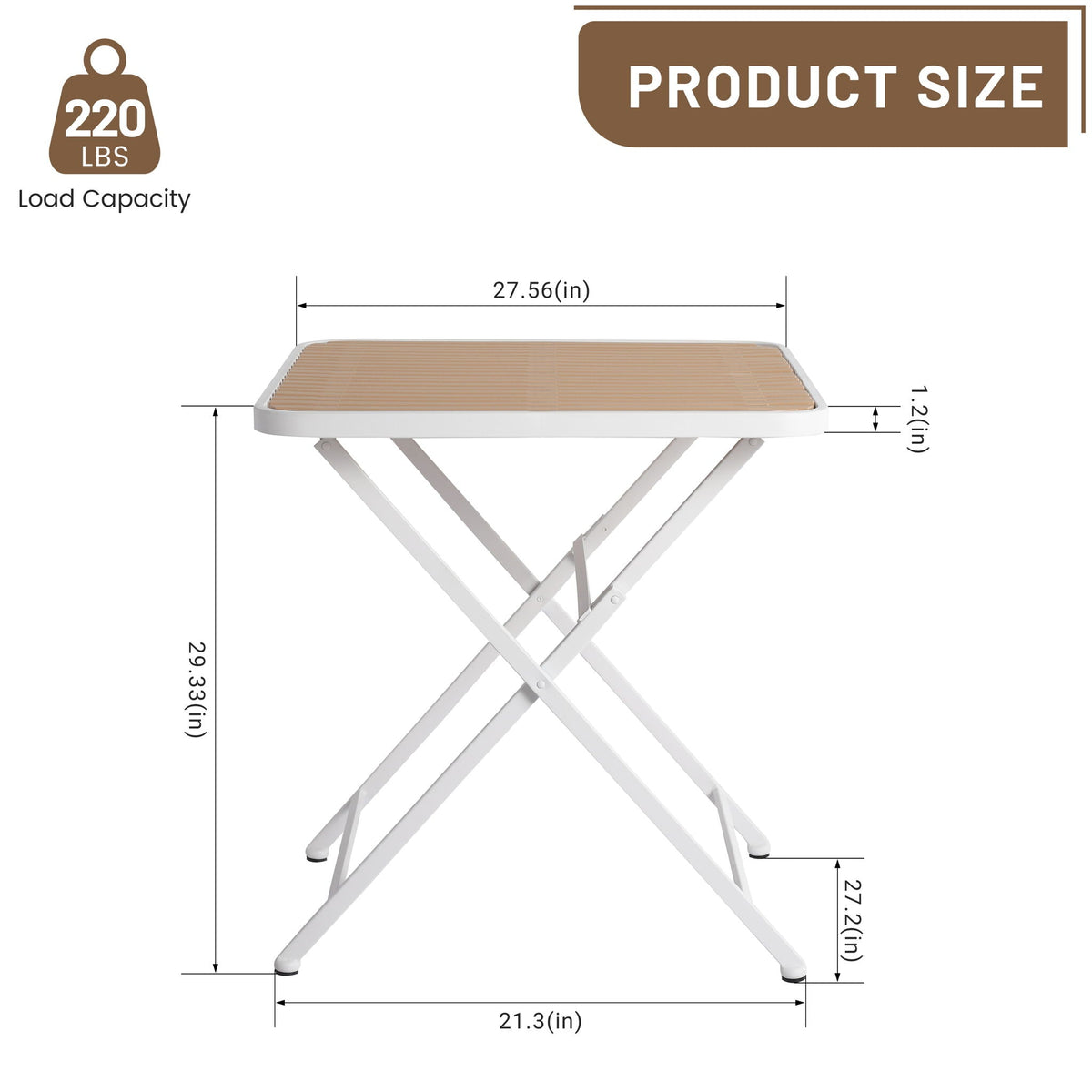 4 Piece Set Of Modern Designed Single Chairs With Folding Square Table