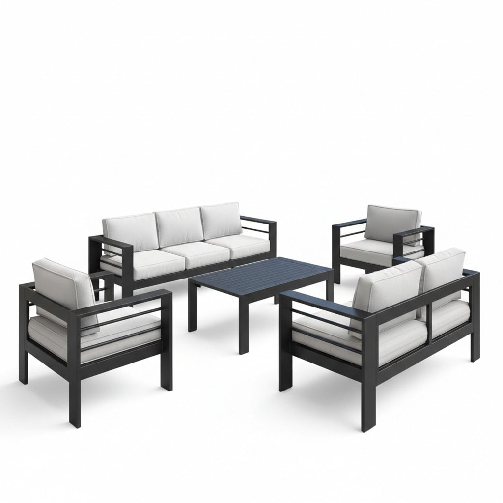 Outdoor Patio Set With All-Weather Thick Cushions