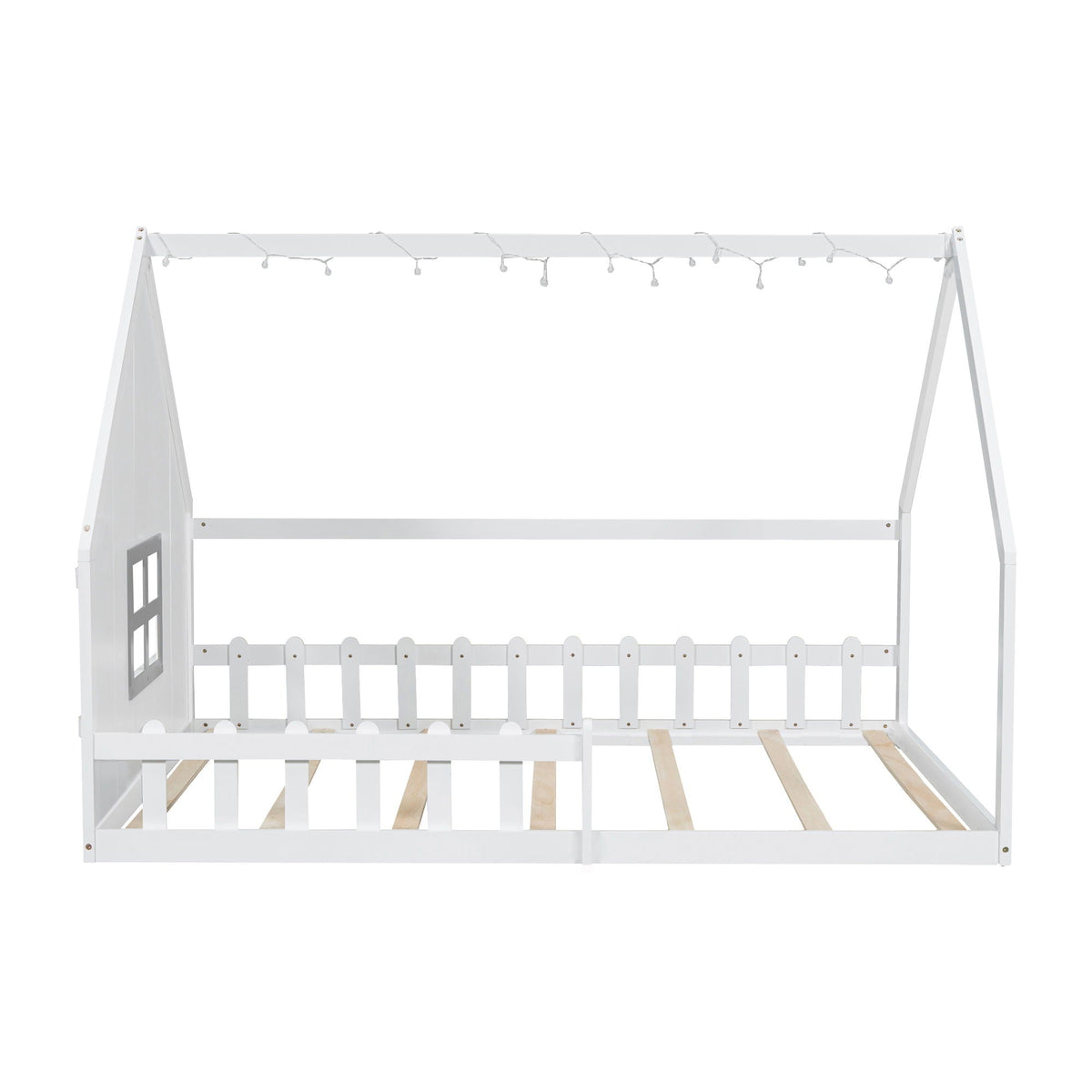 House Bed With Window And Fence