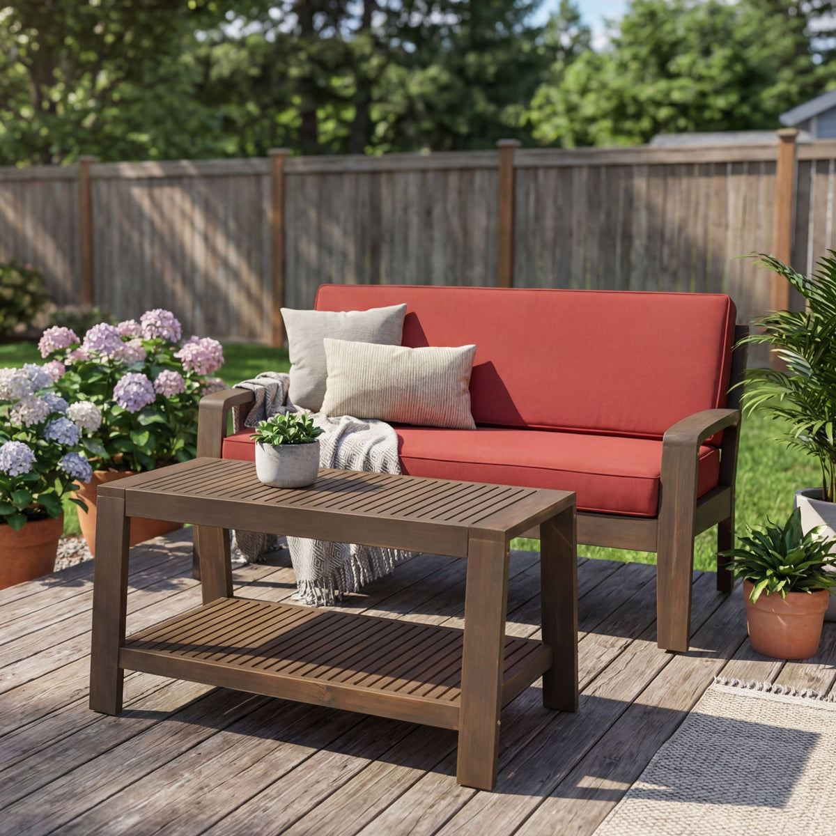 2 Piece Conversation Set, Loveseat & Coffee Table