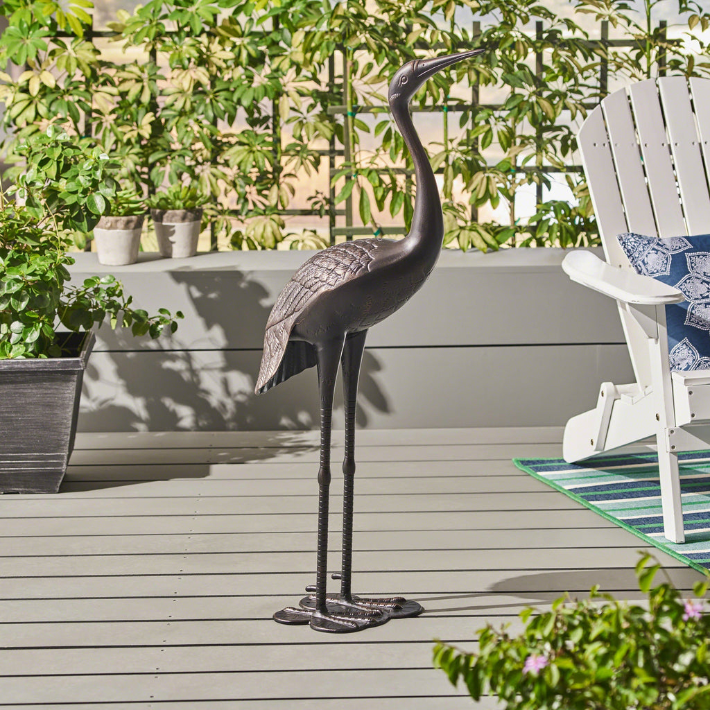 Sunny Outdoor 43 Inch Aluminum Crane in Shiny Copper Finish