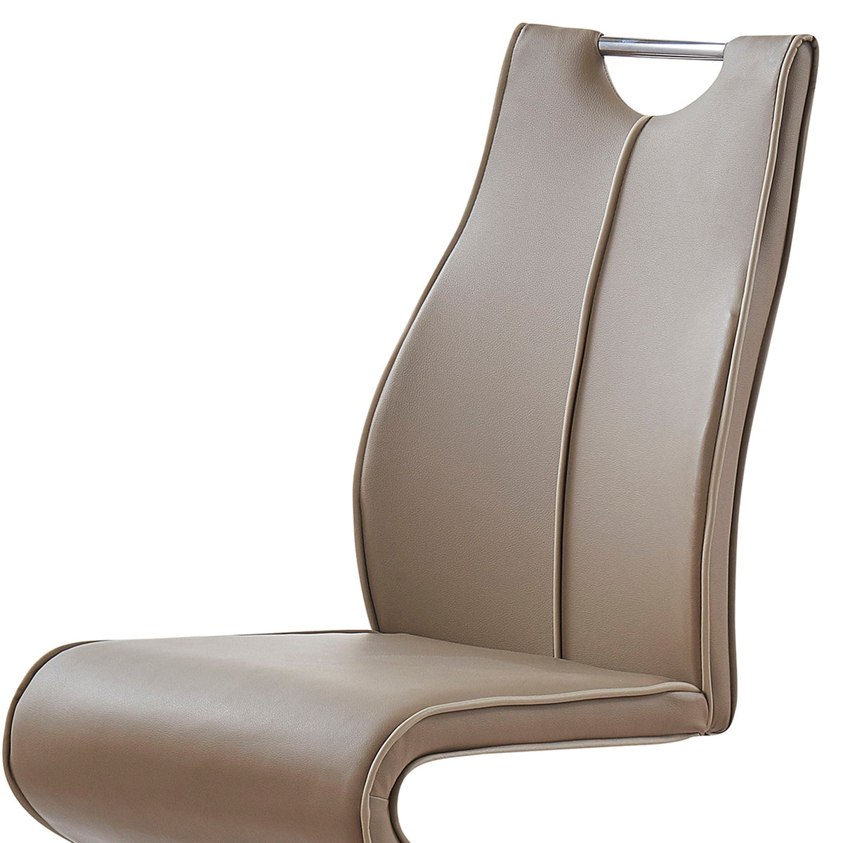 Tony - Dining Chairs (Set of 2) - Brown / Beige