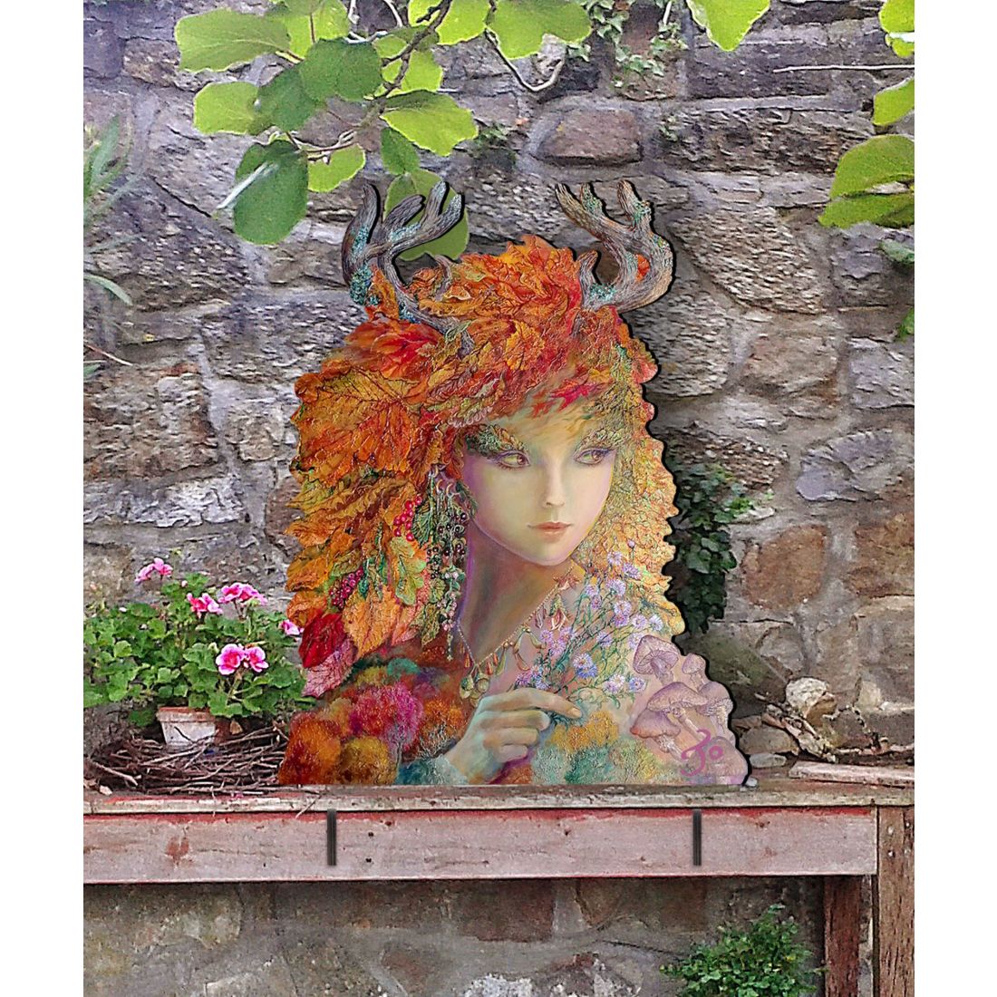 Autumn Halloween Outdoor Decor by Josephine Wall - Thanksgiving Halloween Decor - 845611F-JW