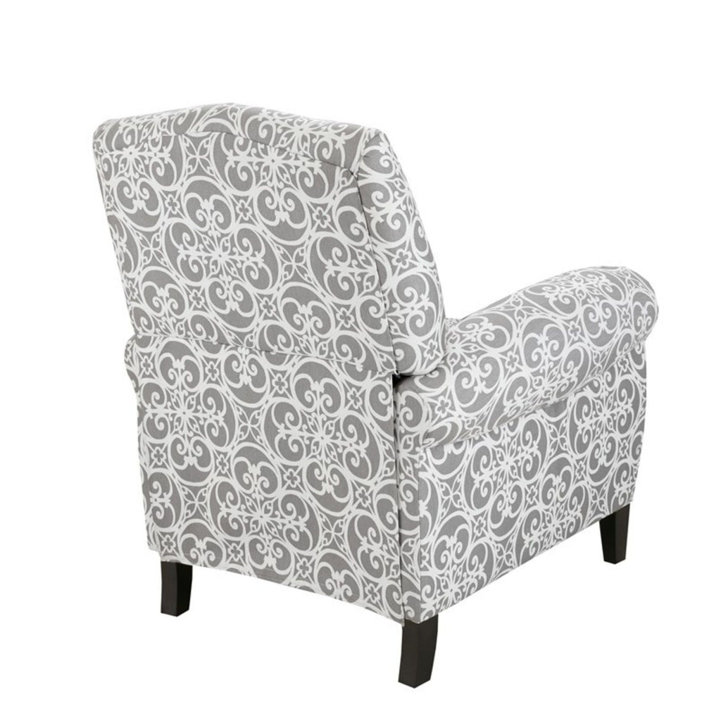Kirby Transitional Push Back Recliner Chair