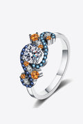 Sparkala™ Contrast 925 Sterling Silver Ring