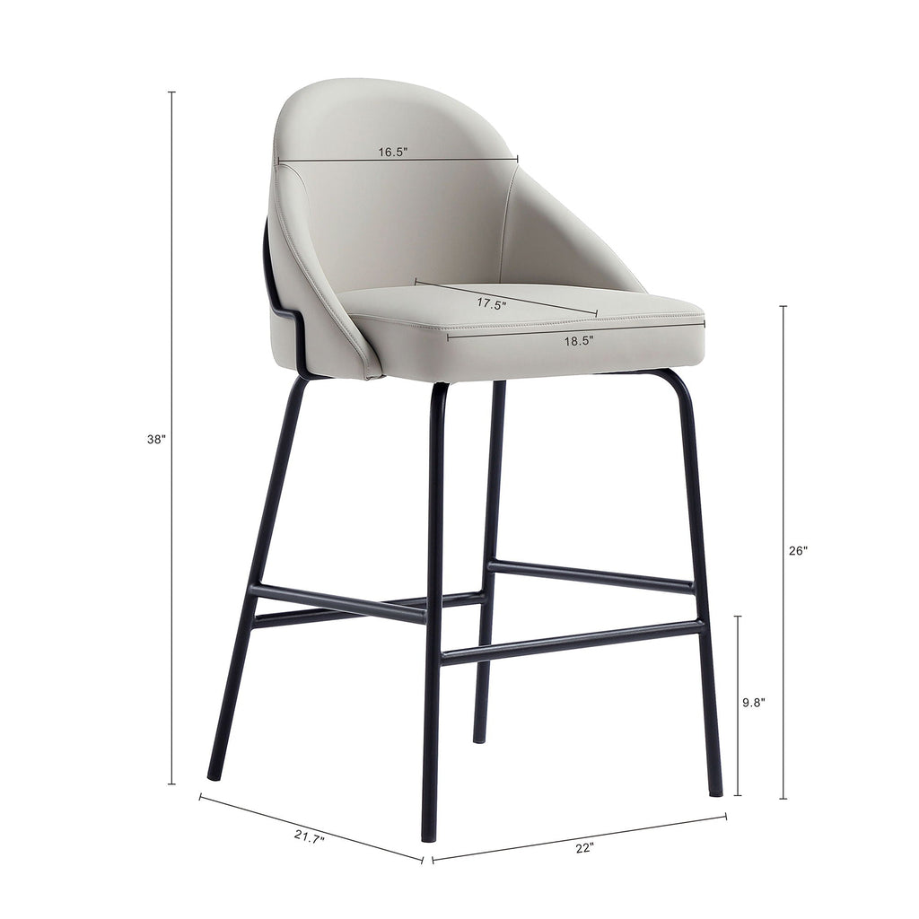 Gracie - Upholstered Counter Stool