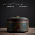 Purple Sand Ceramic Tea Caddy