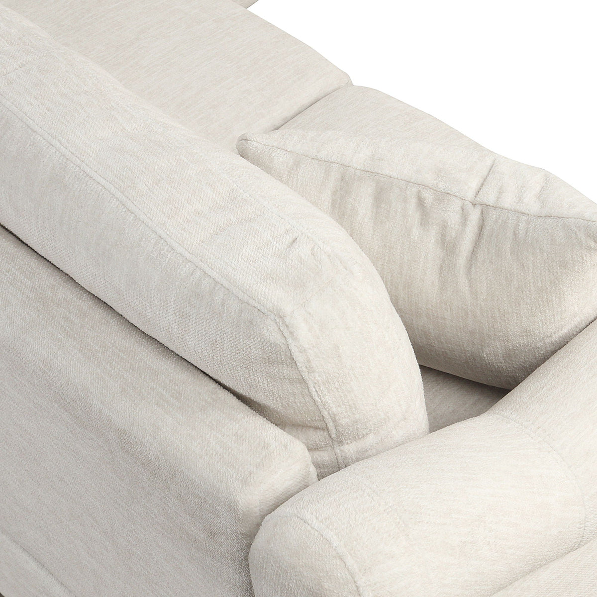 Contemporary U - Shaped Sectional Sofa With Movable Storage Ottoman