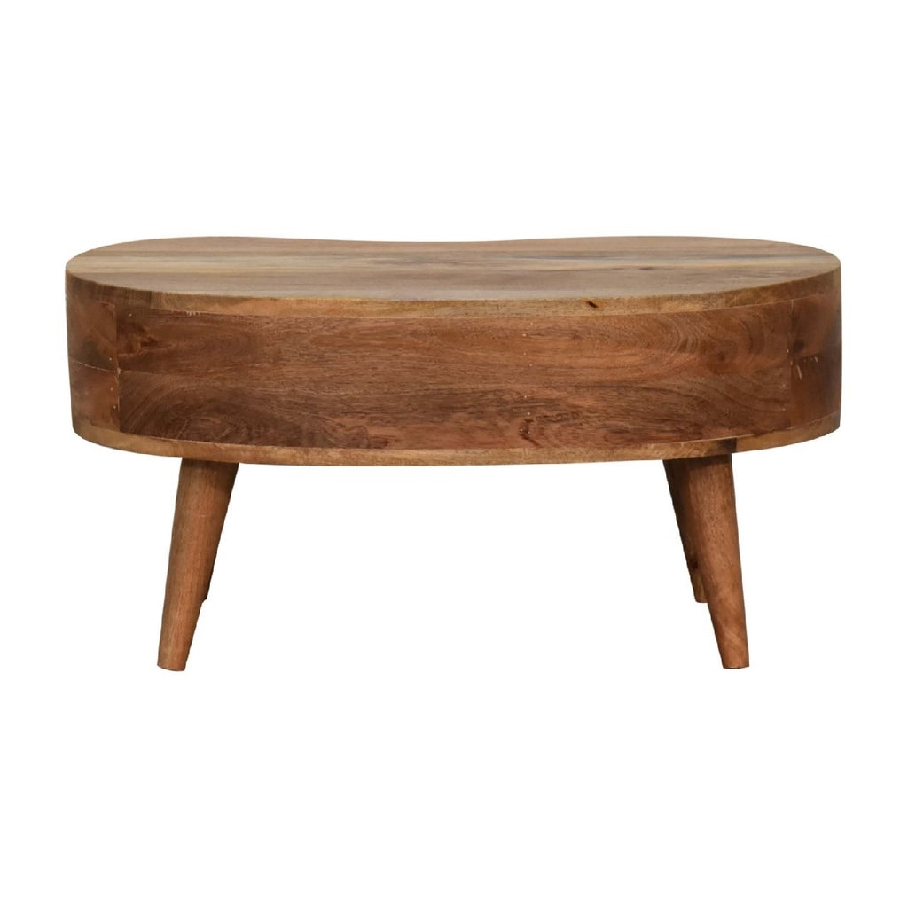 Wave Coffee Table With 1 Drawer