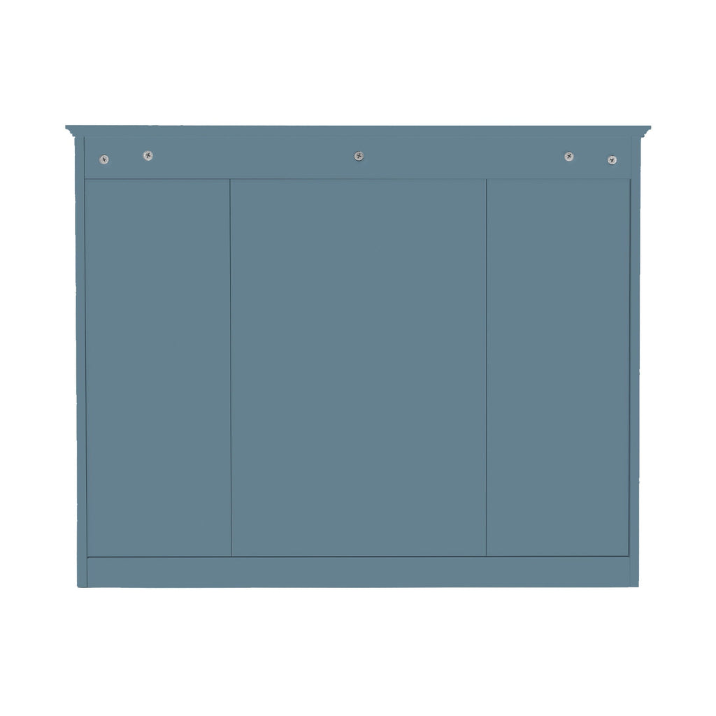 Wall Mounted Medicine Cabinet With Mirror, Storage Cabinet Featuring 6 Open Shelves And Adjustable Interior