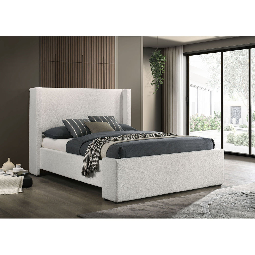 Froberg - Platform Bed With Wingback Headboard