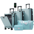 Deluxe 5-Piece Hard-Side Luggage Set with USB and TSA Locks