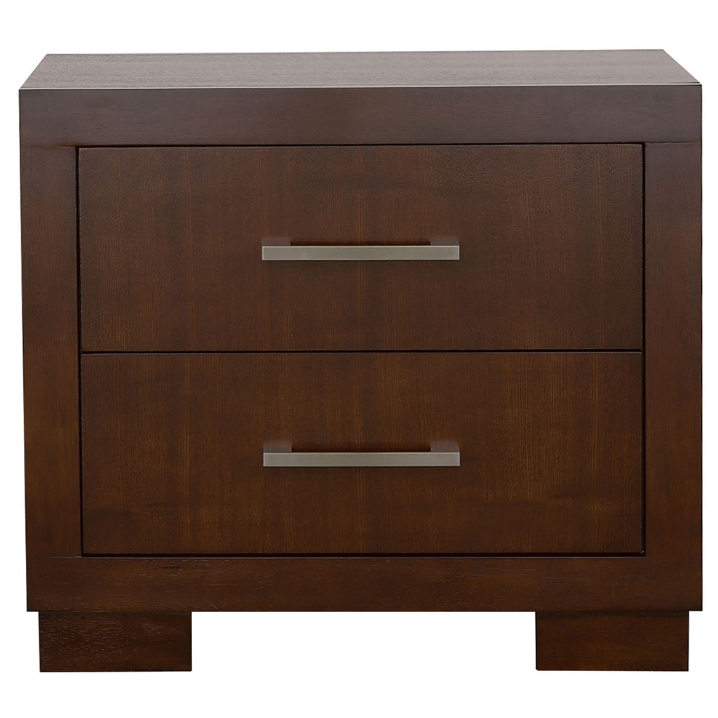 Polk - 2 Drawer Nightstand With Slim Handles - Cappuccino