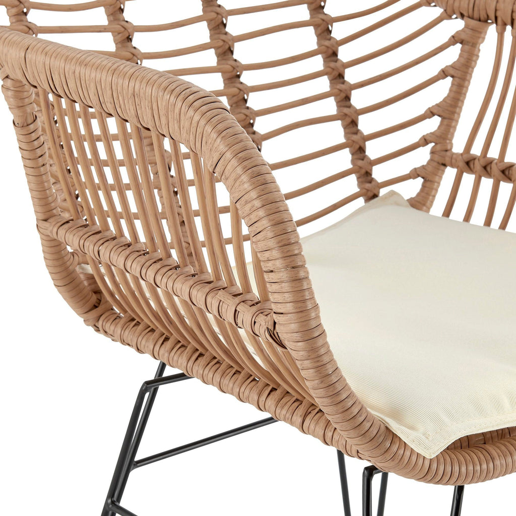 Antibes - 3 Piece Outdoor Patio Conversation Set