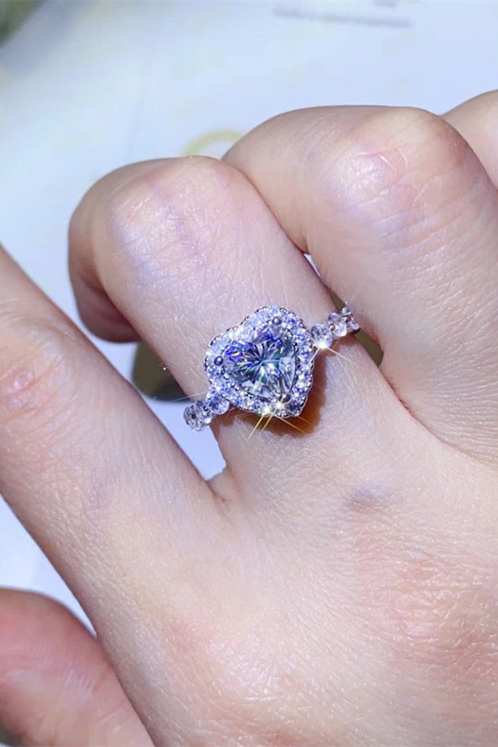 1 Carat Sparkala™ Heart Ring
