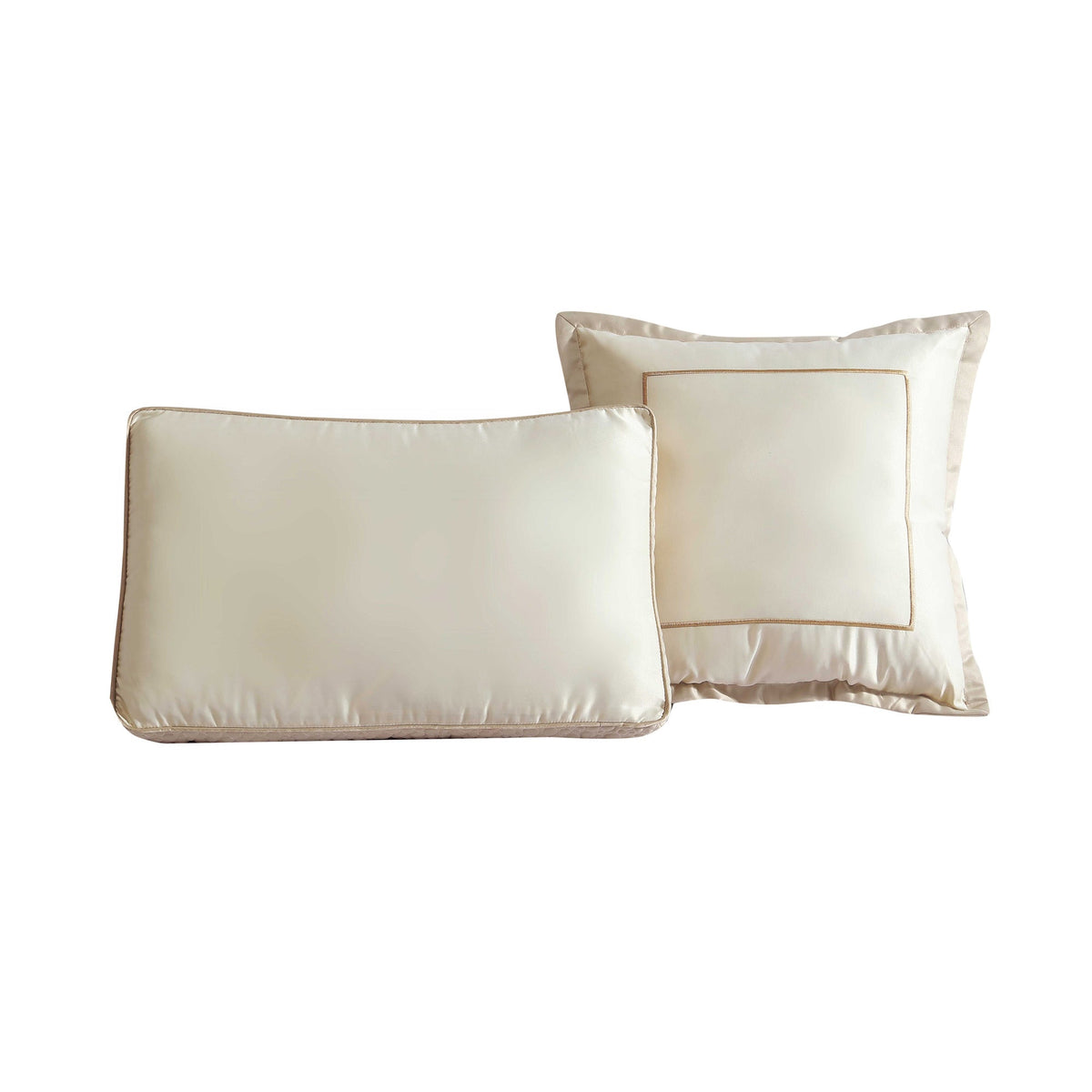 Rings 7 PC Reversible Matte Satin Comforter Set