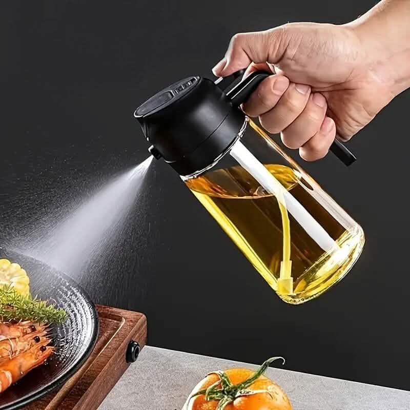 2-in-1 Portable Oil Sprayer and Dispenser
