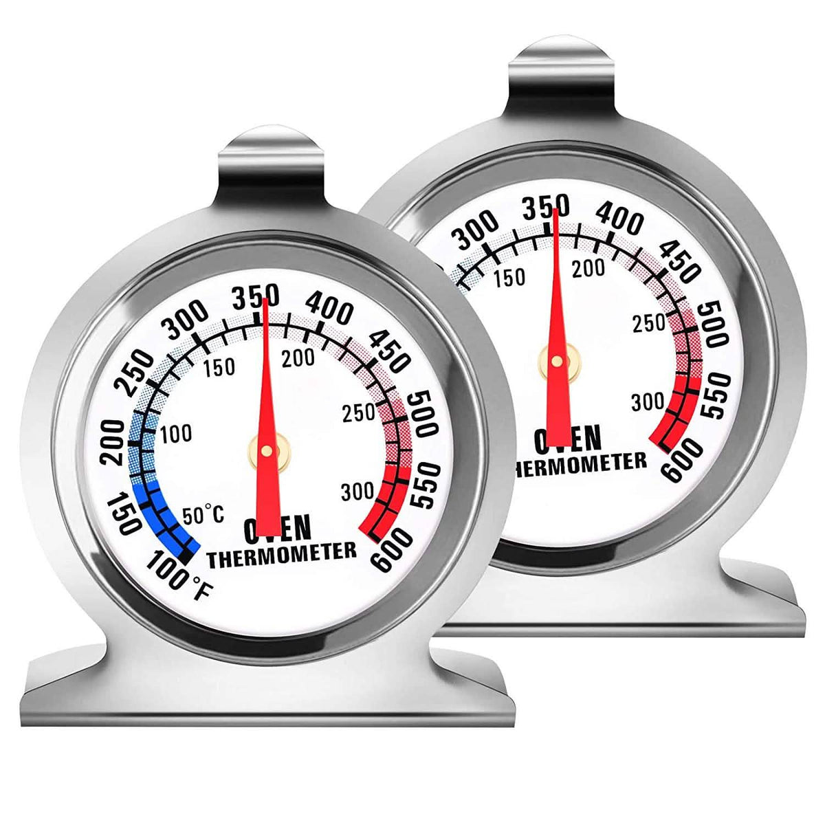 2-Pack: 100-600°F Oven Thermometers