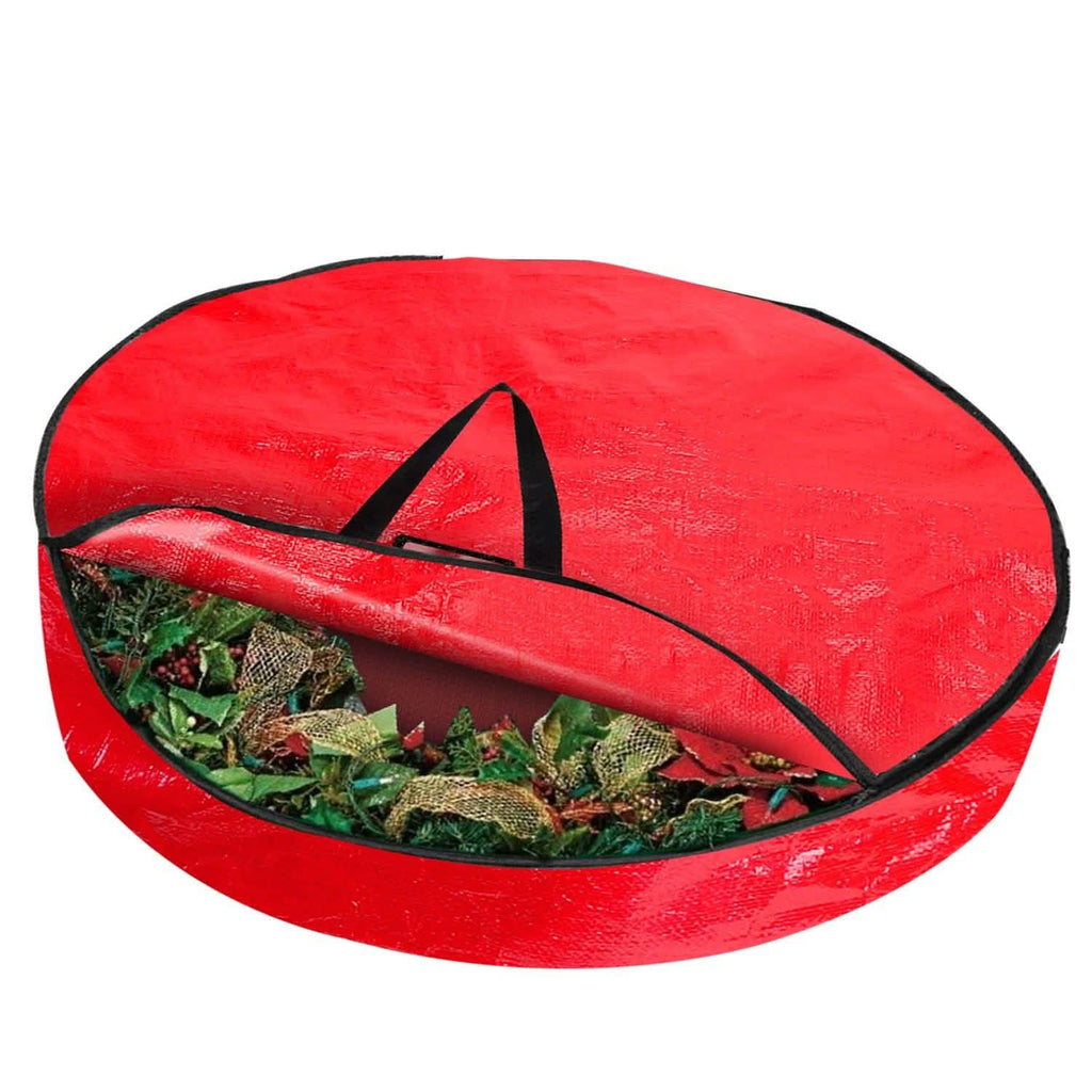 2-Pack: 30" Christmas Wreath Storage Bag 88L