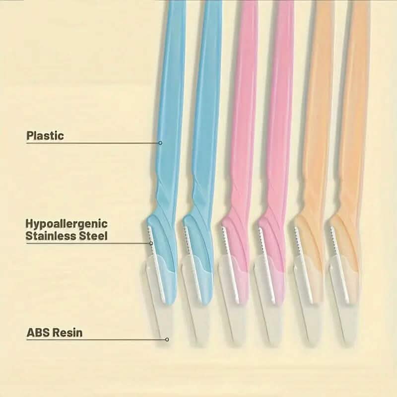 2-Pack: Eyebrow Razor Shaper Shaving Grooming Kit