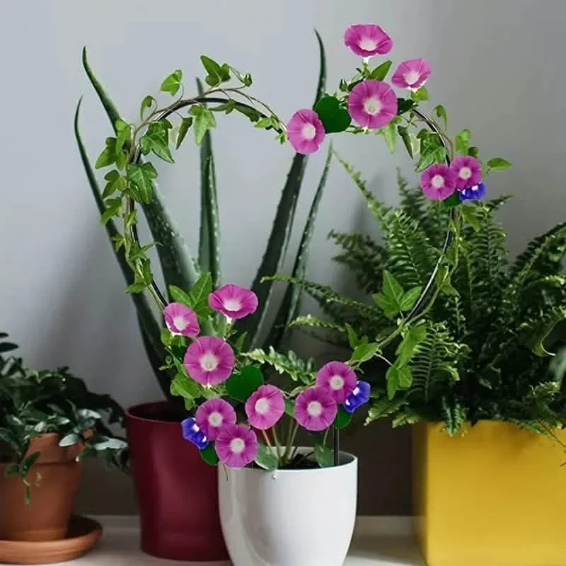 2-Pack: Heart-Shaped Plant Support Stake
