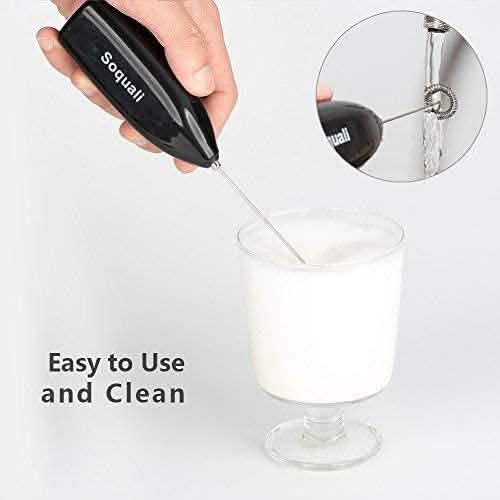 2-Pack: Milk Frother Handheld Battery Operated