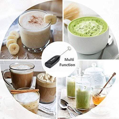 2-Pack: Milk Frother Handheld Battery Operated