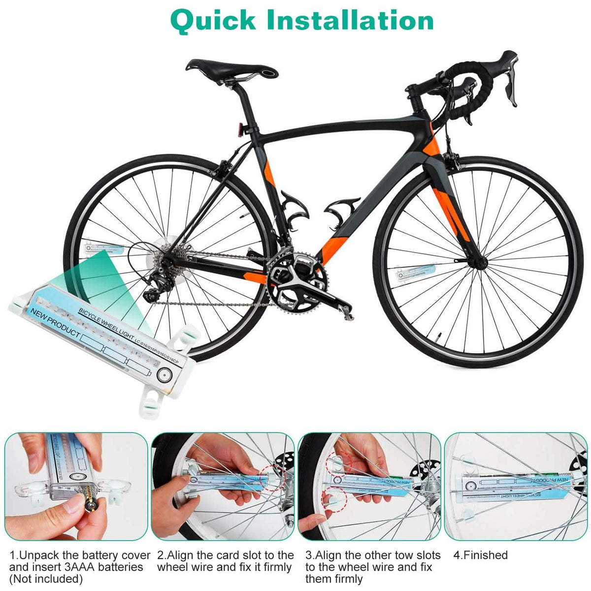 2-Piece: 32 LEDs Pattern Cycling Lights